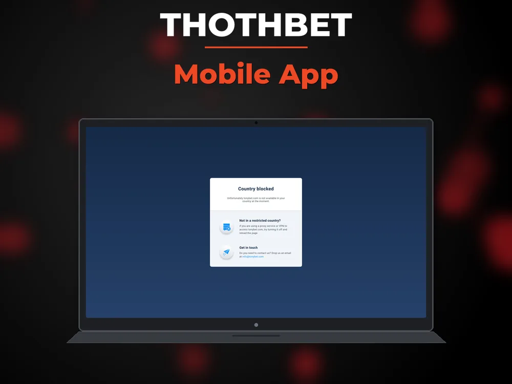 Thothbet - Mobile App