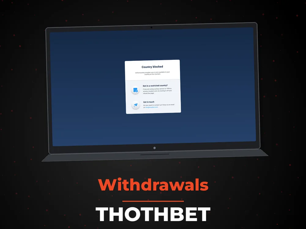 Thothbet - Withdrawals